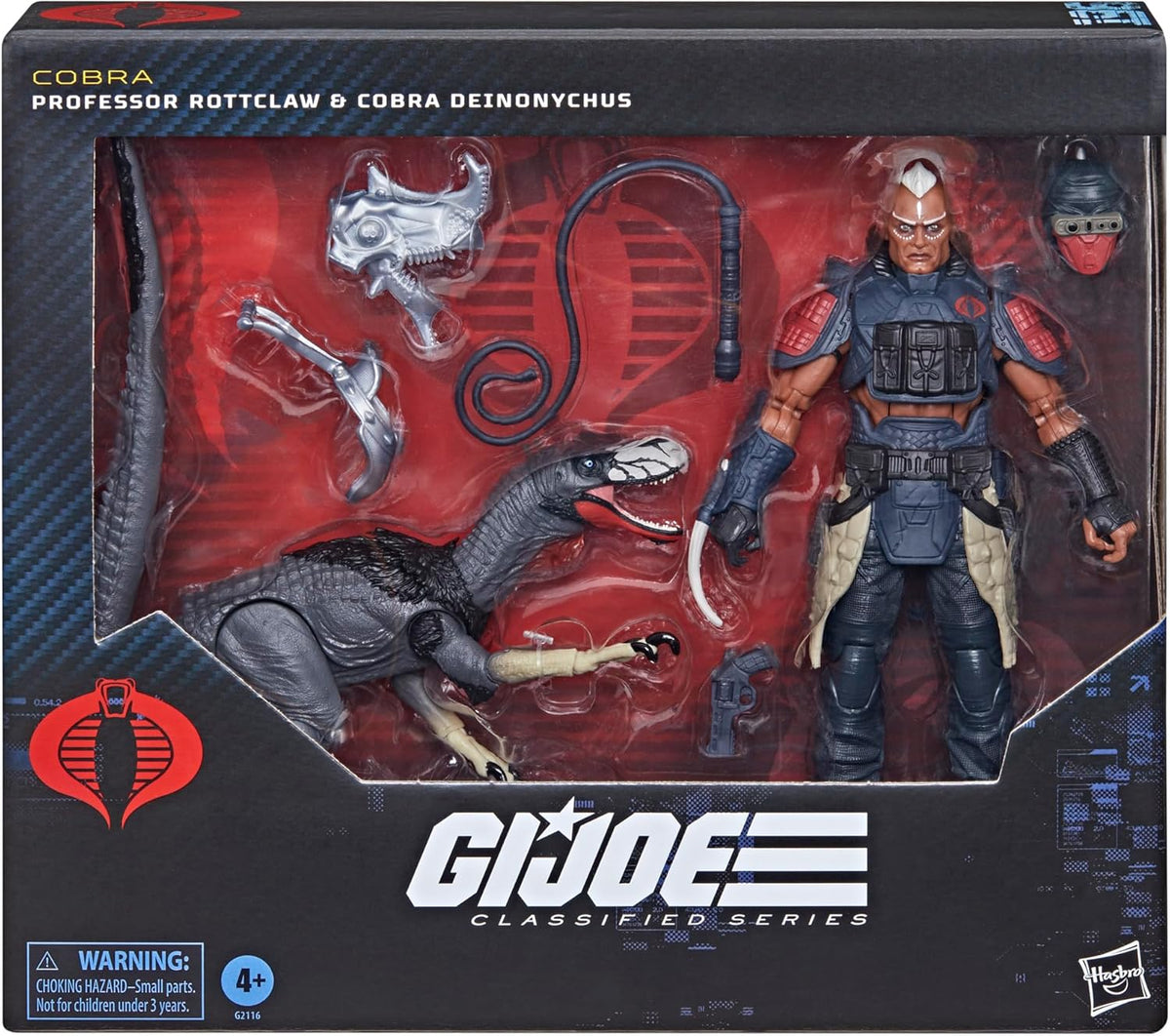 G.I. Joe 6" Classified Series Professor Rottclaw & Cobra Deinonychus