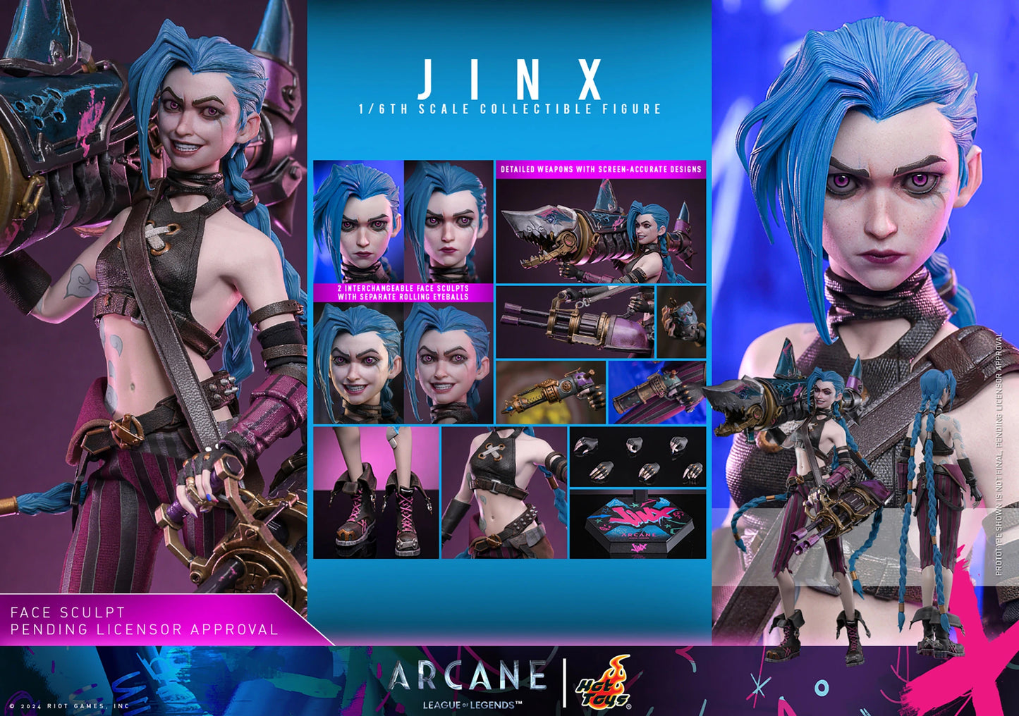 (Pre-Order) JINX Sixth Scale Figure by Hot Toys