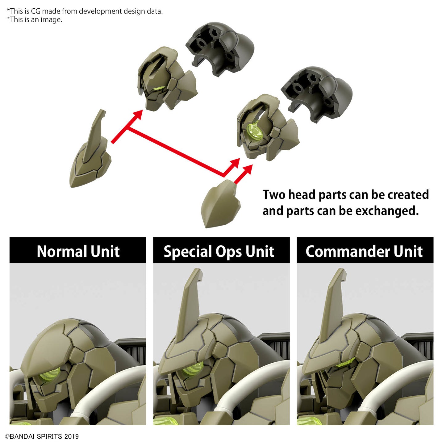 30MM BEXM-21 VERDENOVA GREEN 1/144 MDL KIT