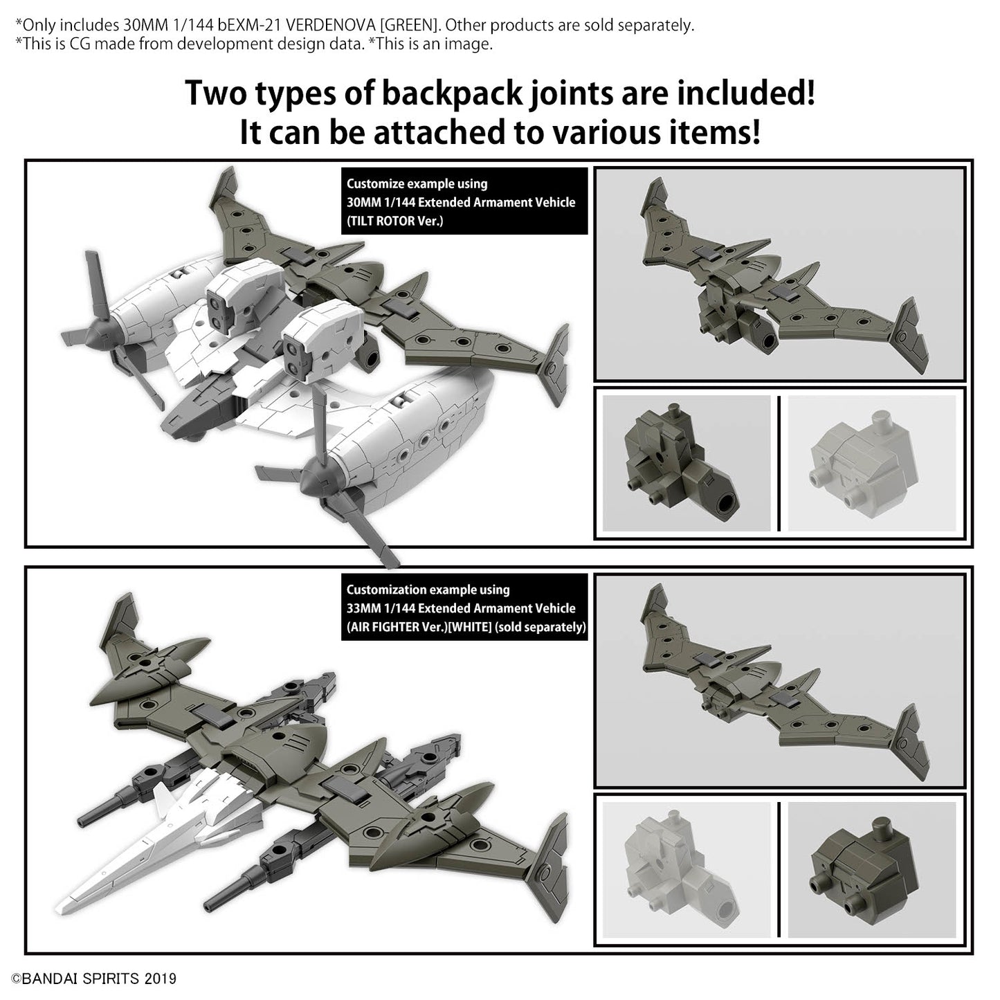 30MM BEXM-21 VERDENOVA GREEN 1/144 MDL KIT