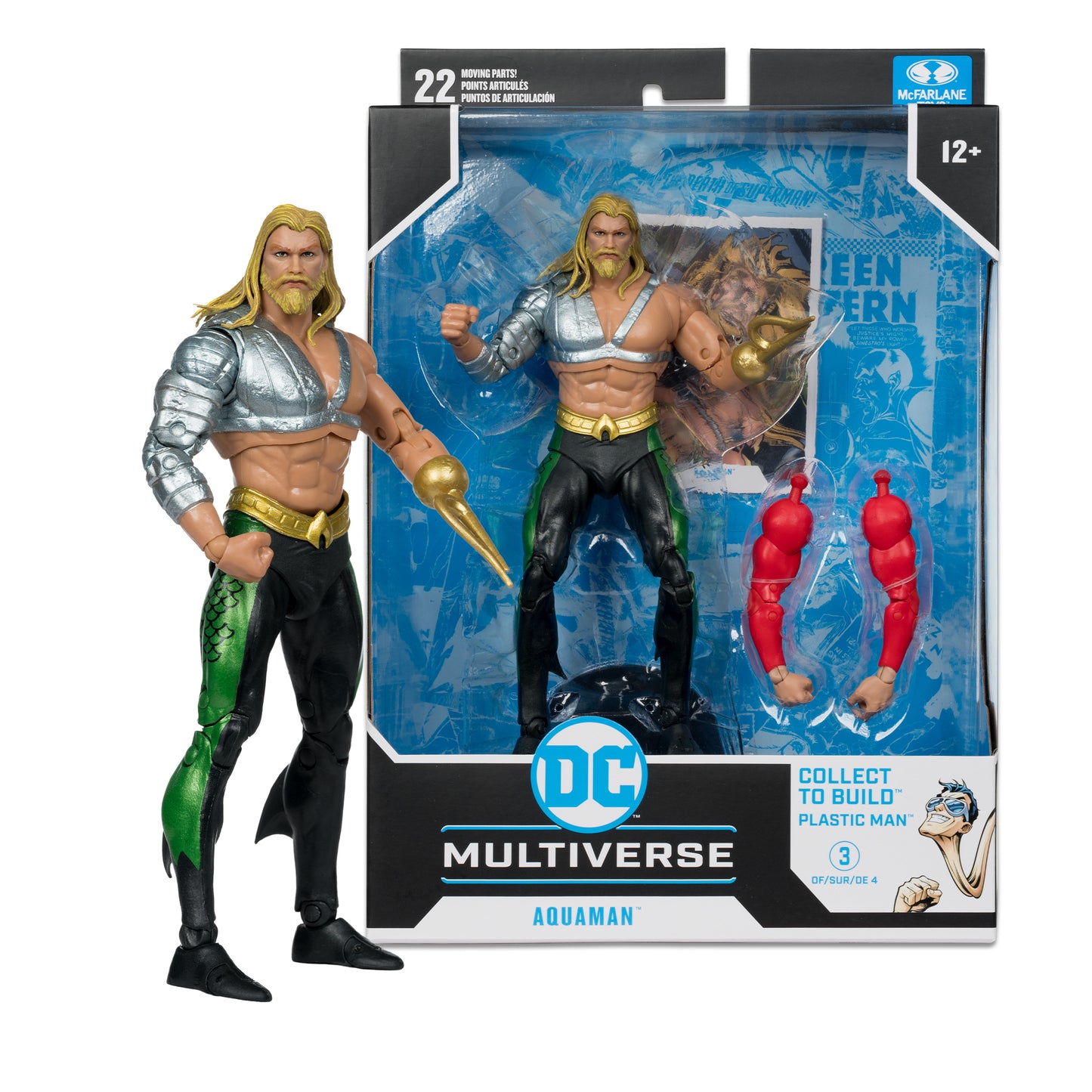 DC BUILD-A-FIG WV12 AQUAMAN 7IN AF