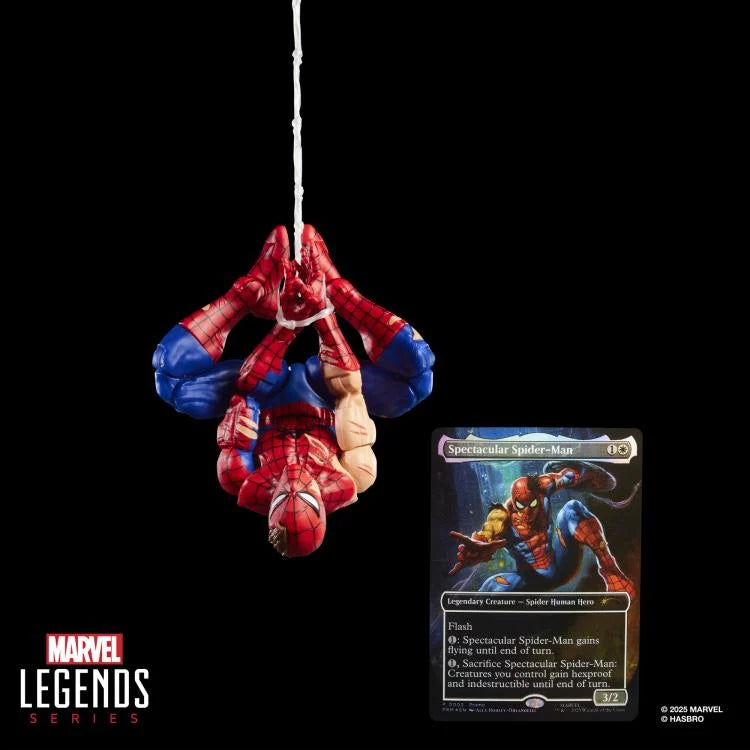 Marvel Legends Spider-Man Action Figure with Exclusive Magic: The Gathering Card