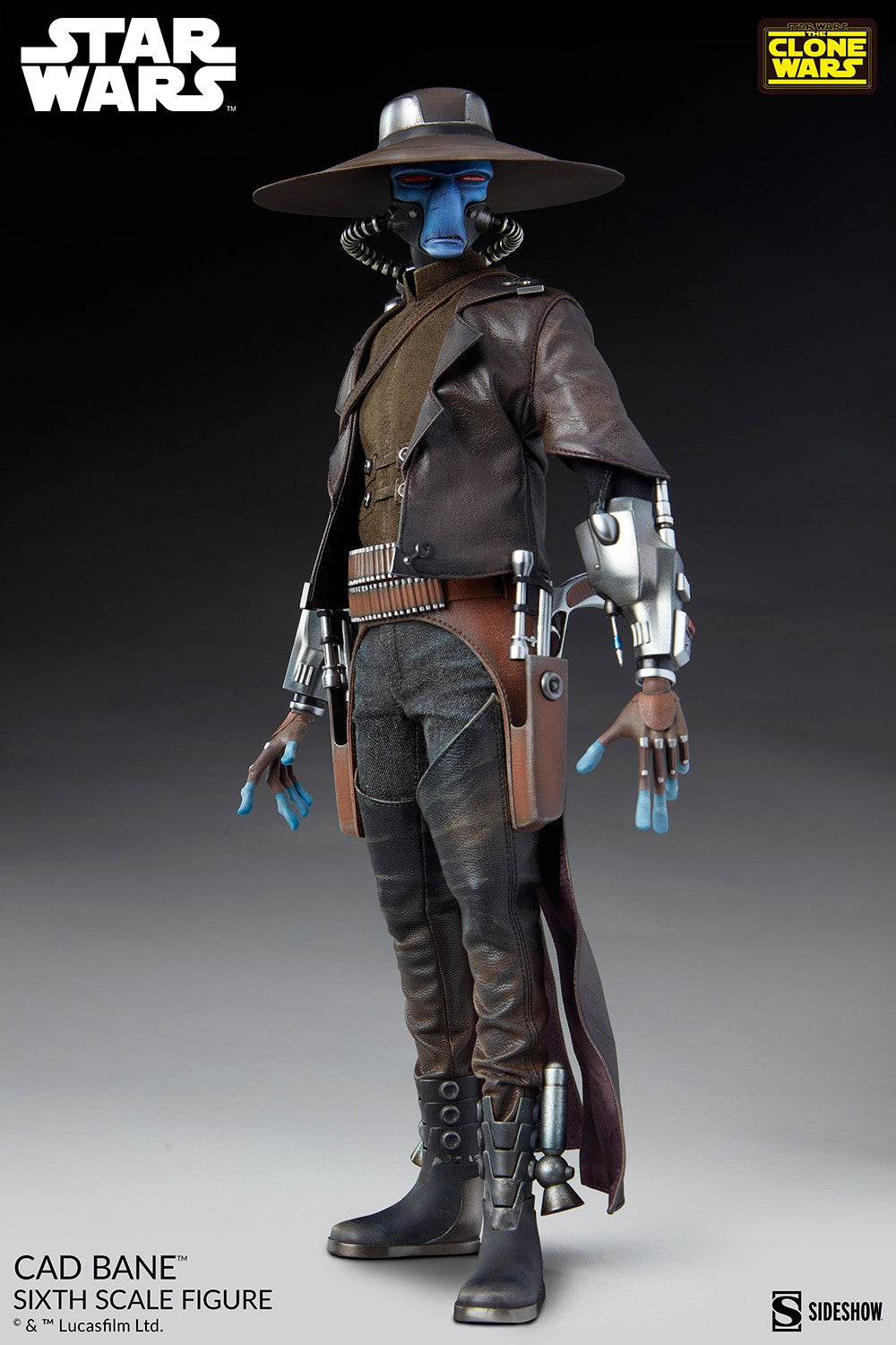 CAD BANE Sixth Scale Figure -Star Wars: The Clone Wars by Sideshow