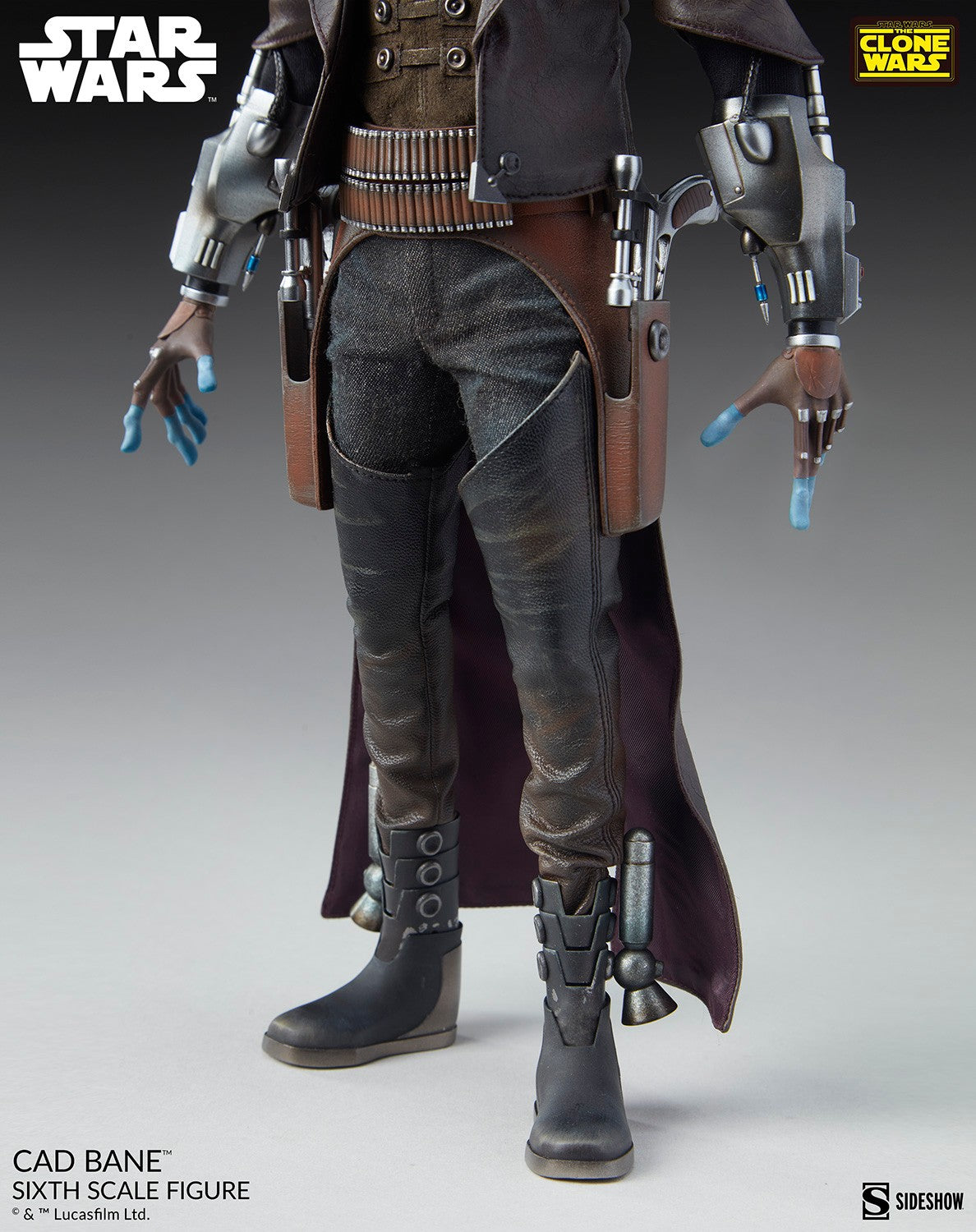 CAD BANE Sixth Scale Figure -Star Wars: The Clone Wars by Sideshow