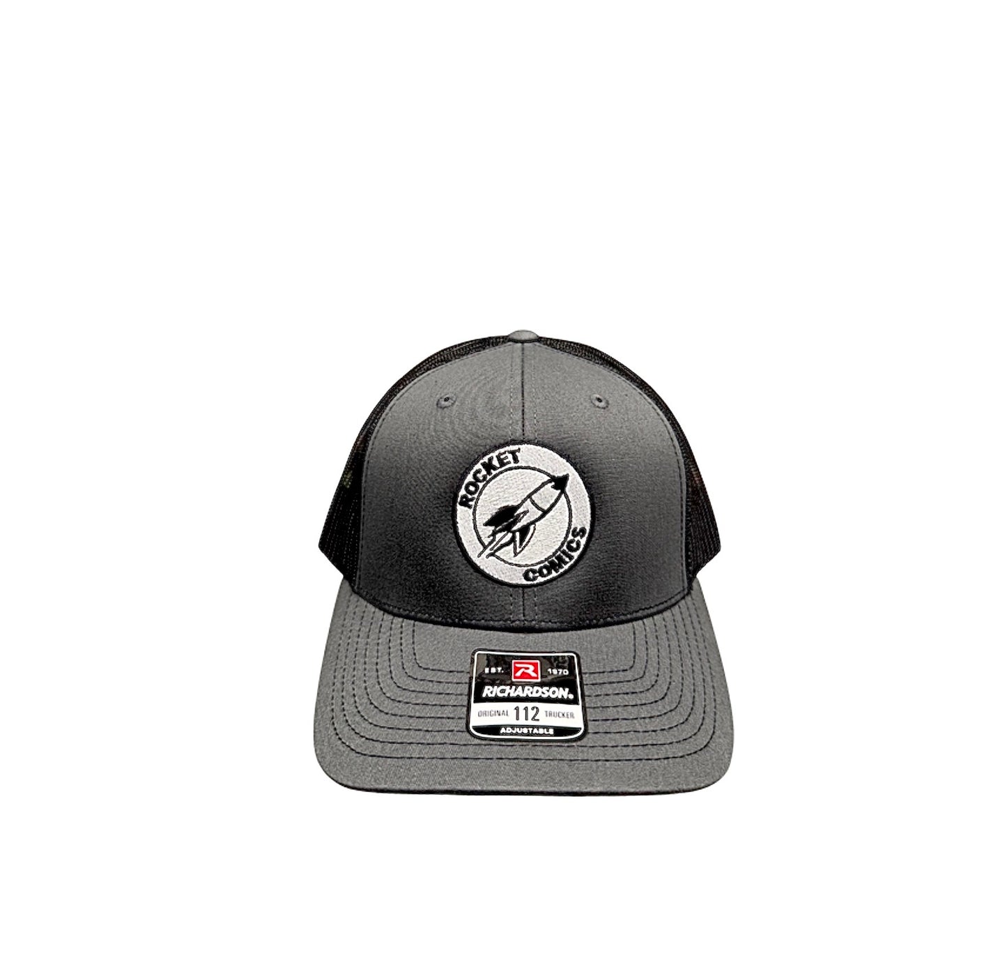Rocket Comics Hats Dark Gray and Black