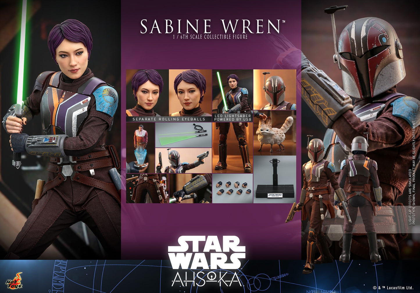 SABINE WREN™ Sixth Scale Figure by Hot Toys
