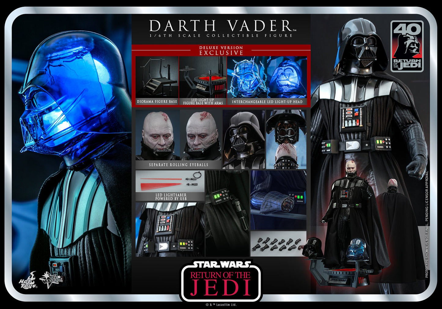 DARTH VADER™ (DELUXE VERSION) (RETURN OF THE JEDI 40TH ANNIVERSARY COLLECTION