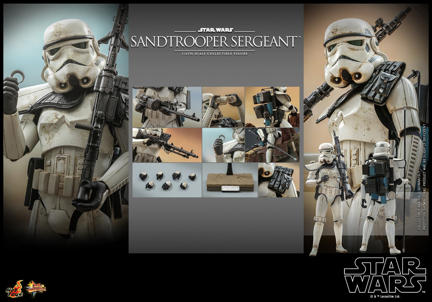 SANDTROOPER SERGEANT™ Sixth Scale Figure by Hot Toys