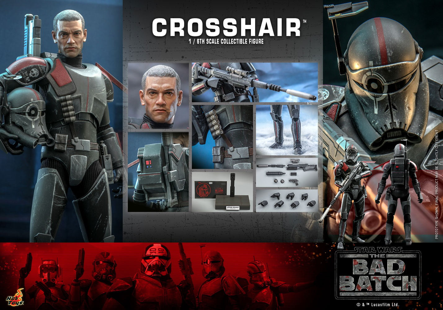 CROSSHAIR Sixth Scale Figure by Hot Toys