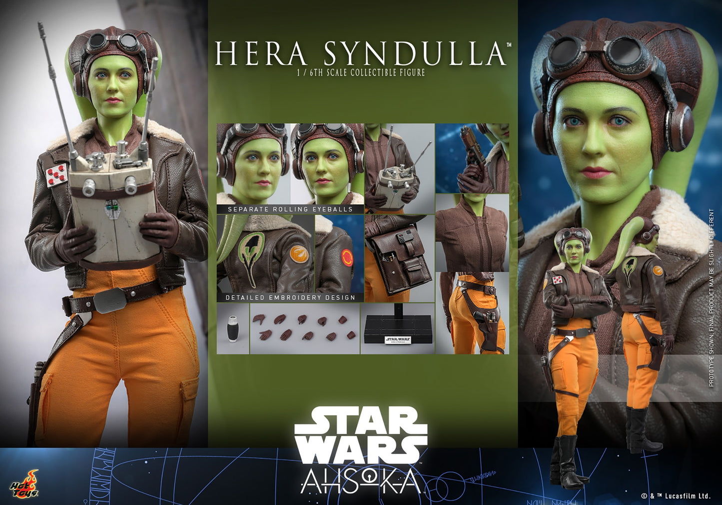HERA SYNDULLA™ Sixth Scale Figure by Hot Toys