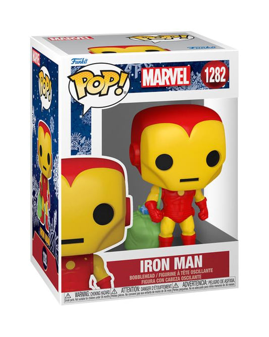Pop Marvel Holiday- Iron Man W/Bag Vinyl Figure