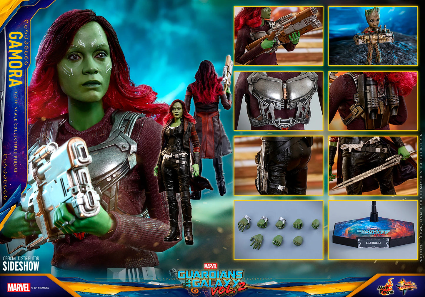 GAMORA Sixth Scale Figure by Hot Toys