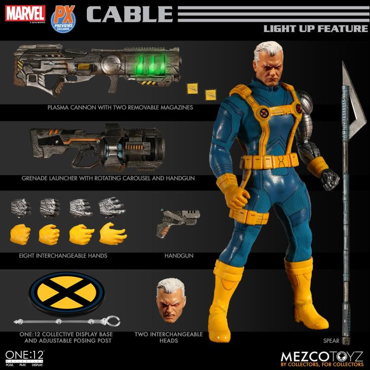 ONE:12 Collective Marvel Cable PX Previews Exclusive AF