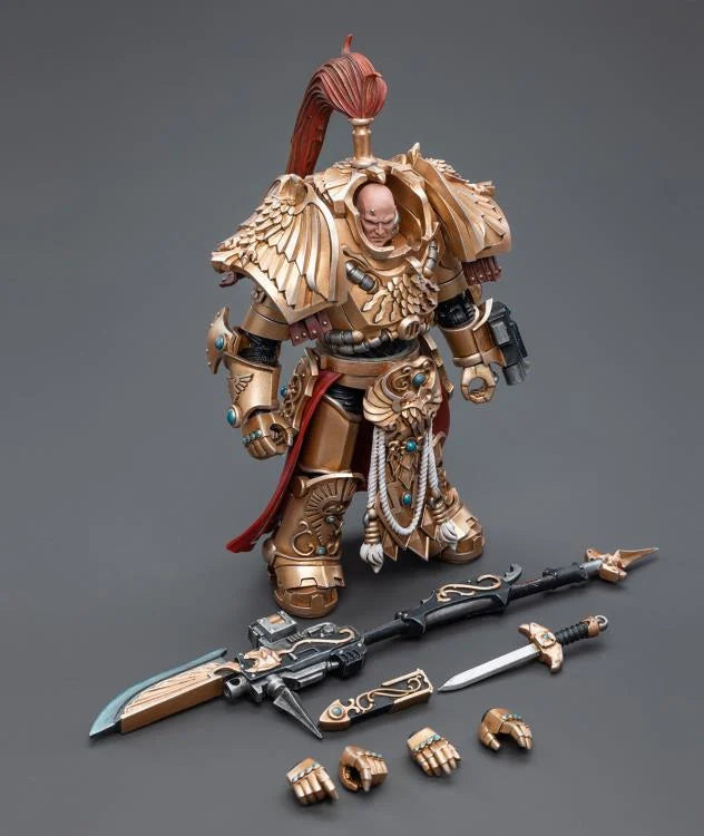 Joytoy Warhammer 40k Adeptus Custodes Shield Captain Term Armour 1/18 Action Figure