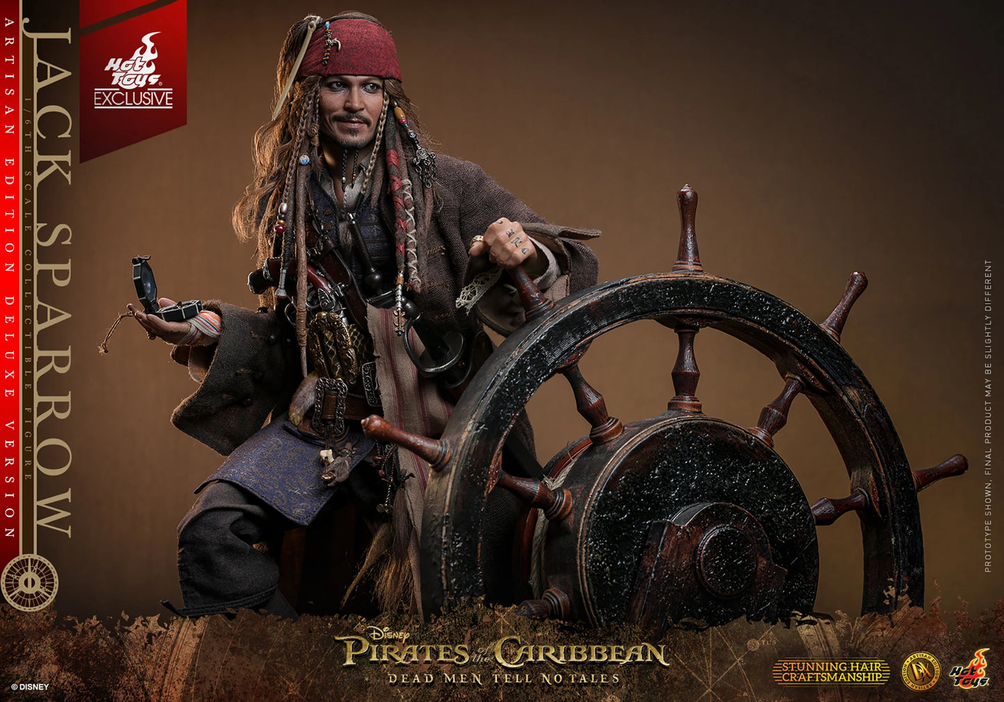 JACK SPARROW Sixth Scale Figure by Hot Toys