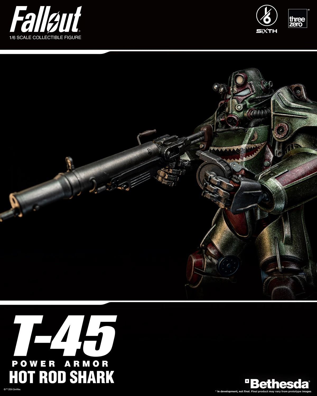 FALLOUT 1/6 T-45 HOT ROD SHARK POWER ARMOR by Threezero