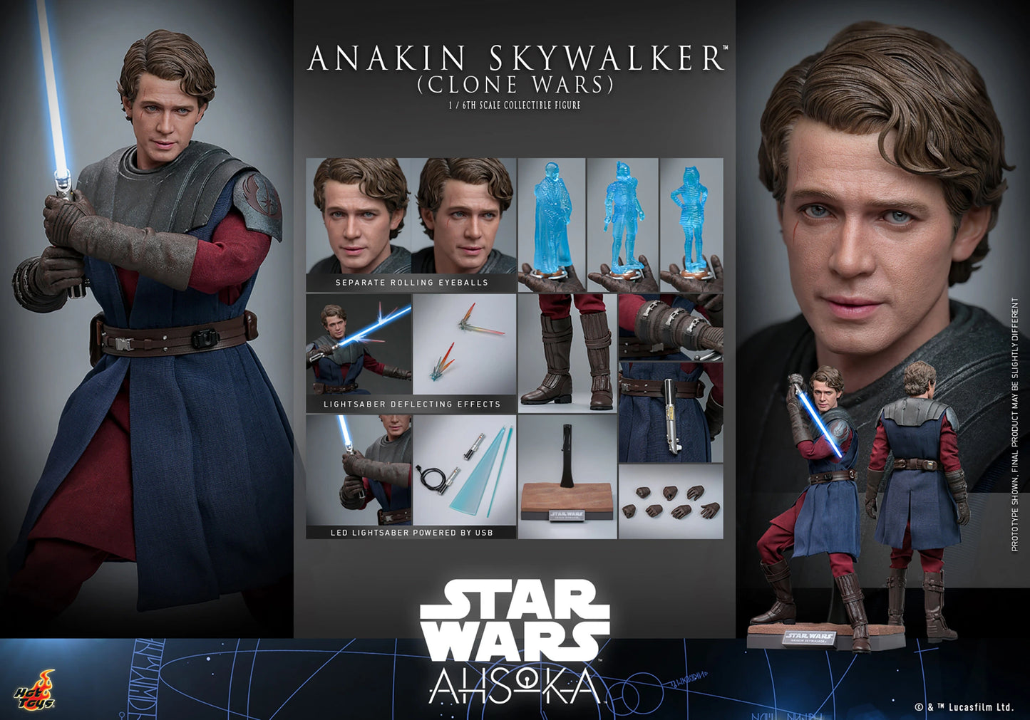 ANAKIN SKYWALKER™ (CLONE WARS) SIXTH SCALE