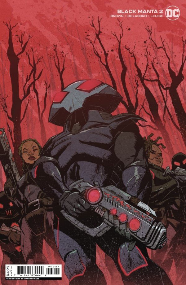 Black Manta #2 Cover B Sanford Greene Variant
