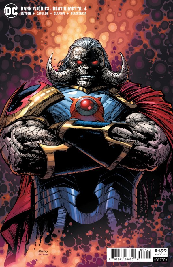 Dark Nights: Death Metal #4 Cover B David Finch Darkseid Variant