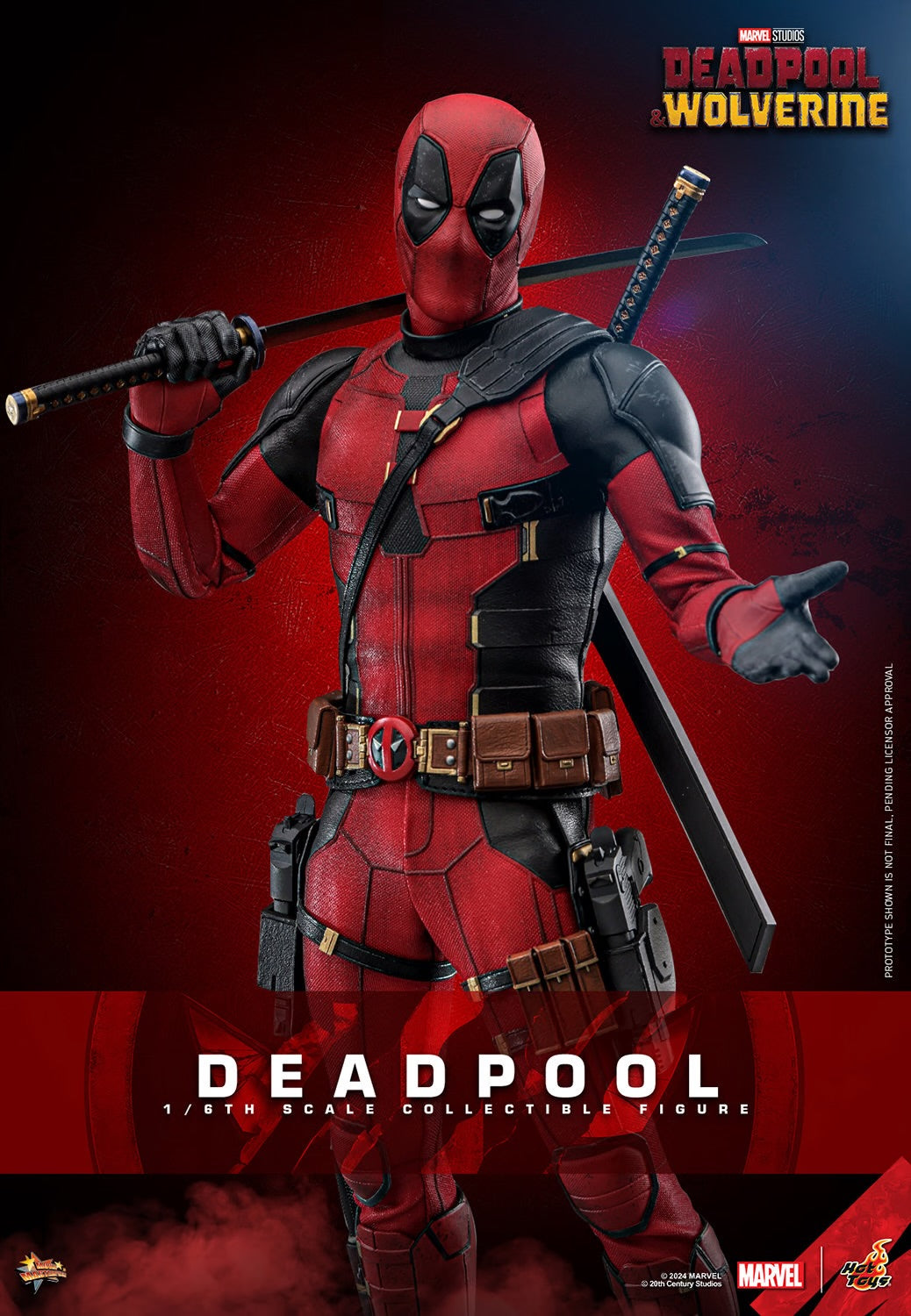 DEADPOOL Sixth Scale Figure by Hot Toys