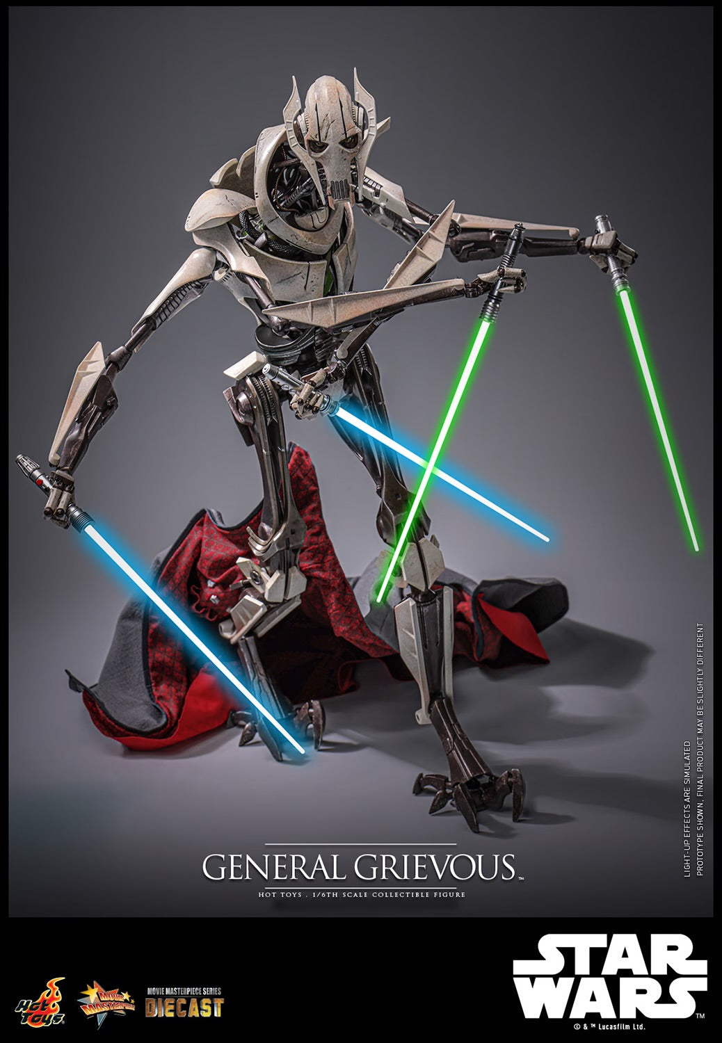 (Pre-Order) GENERAL GRIEVOUS™ Sixth Scale Figure by Hot Toys