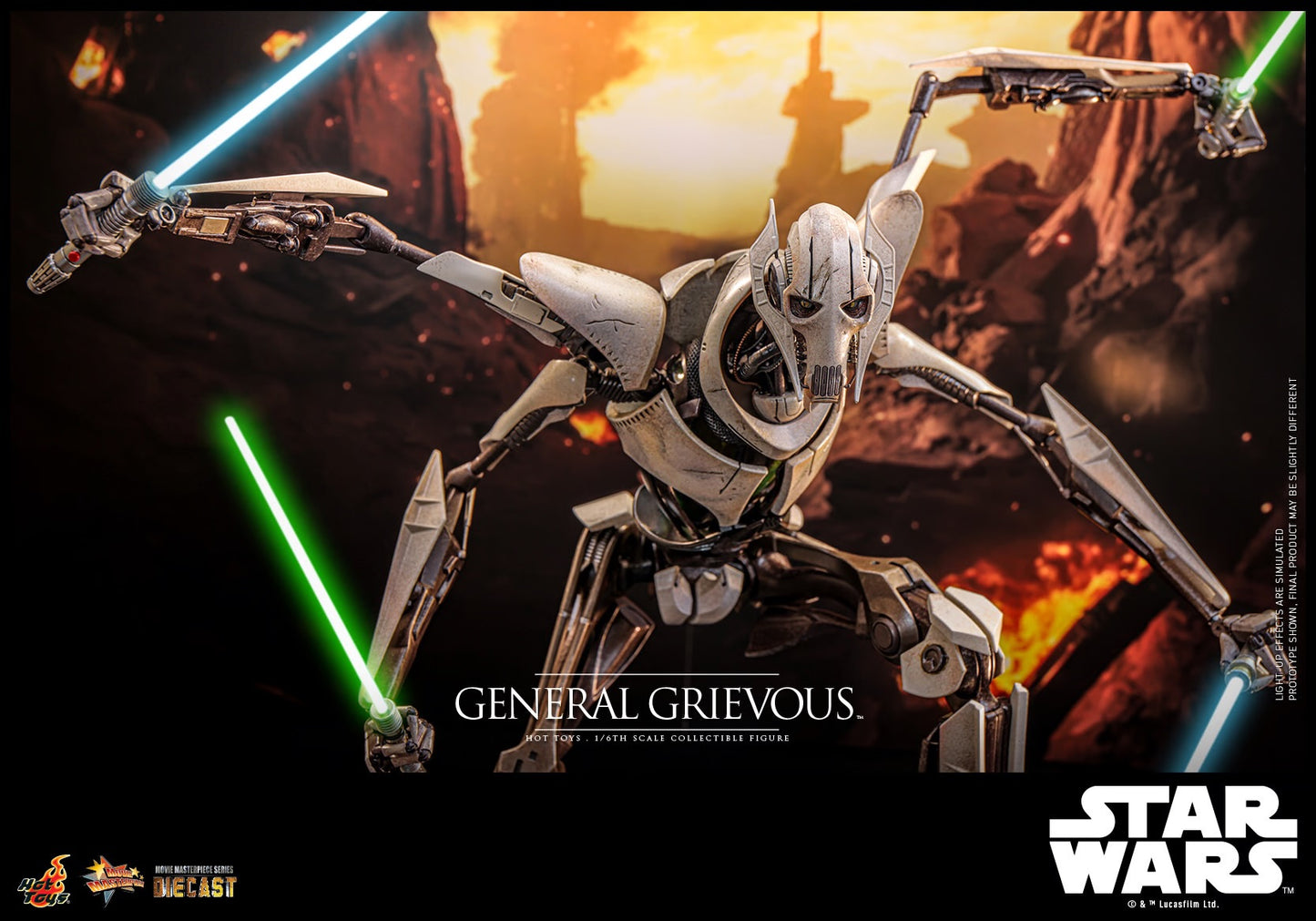 (Pre-Order) GENERAL GRIEVOUS™ Sixth Scale Figure by Hot Toys