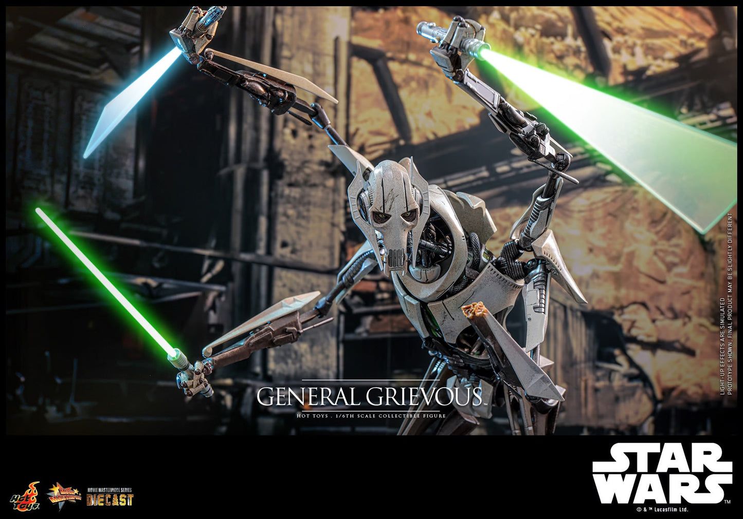 (Pre-Order) GENERAL GRIEVOUS™ Sixth Scale Figure by Hot Toys