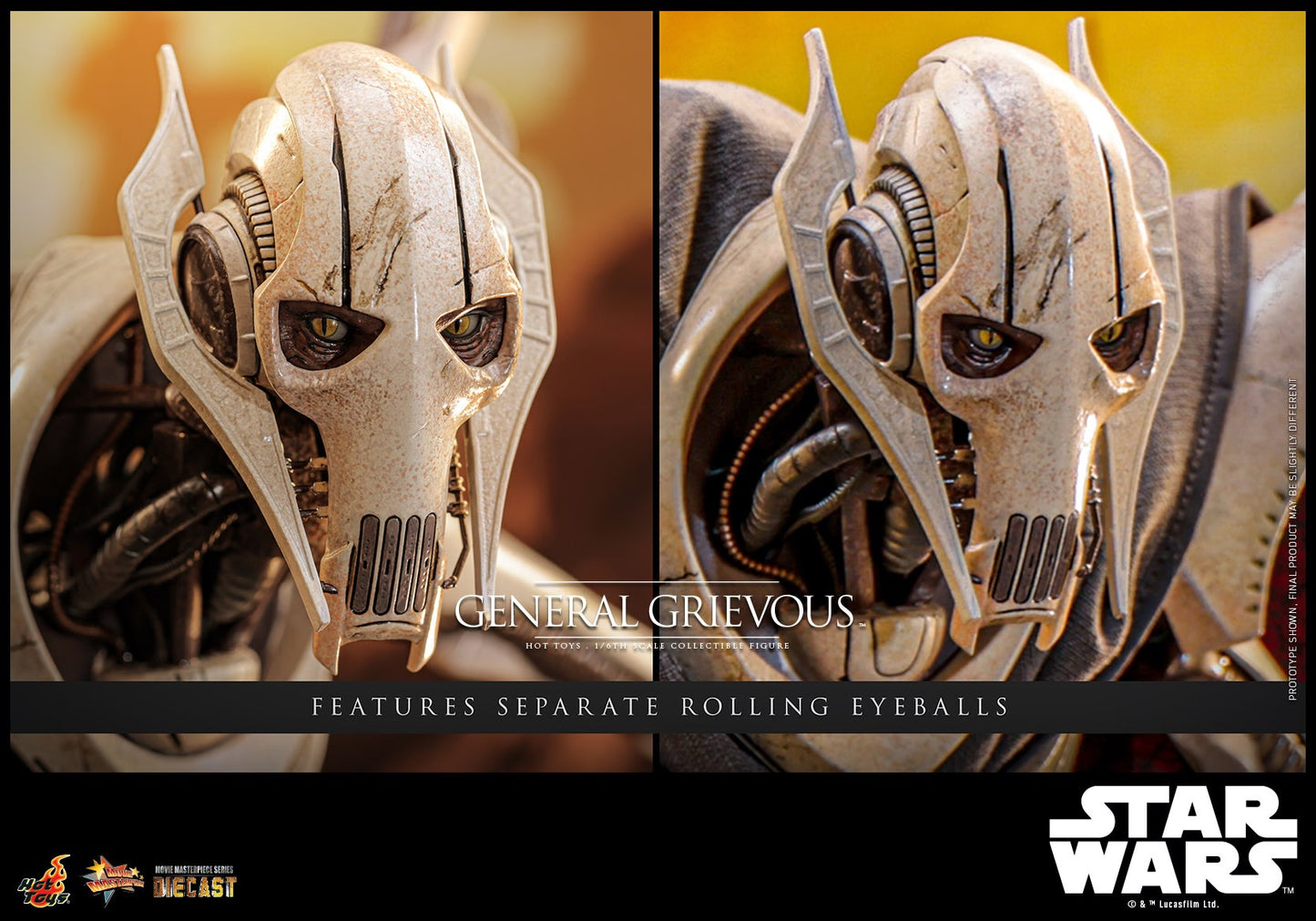 (Pre-Order) GENERAL GRIEVOUS™ Sixth Scale Figure by Hot Toys