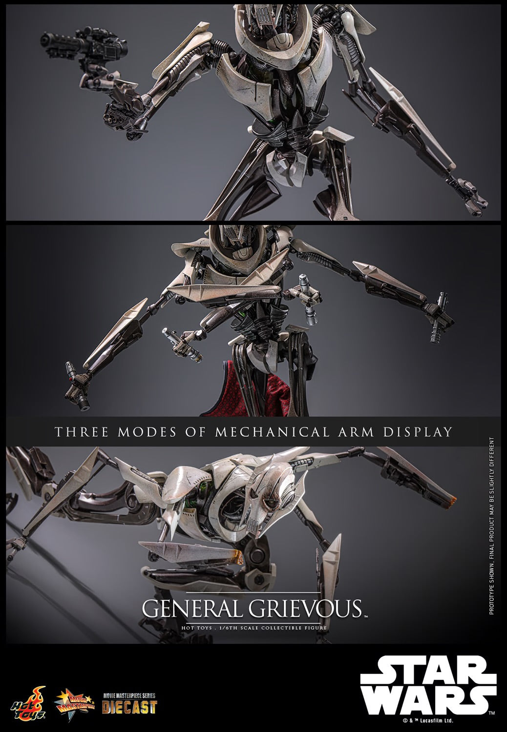 (Pre-Order) GENERAL GRIEVOUS™ Sixth Scale Figure by Hot Toys