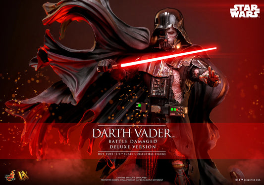 (Pre-Order) DARTH VADER™ (BATTLE DAMAGED) (DELUXE VERSION) Sixth Scale Figure by Hot Toys