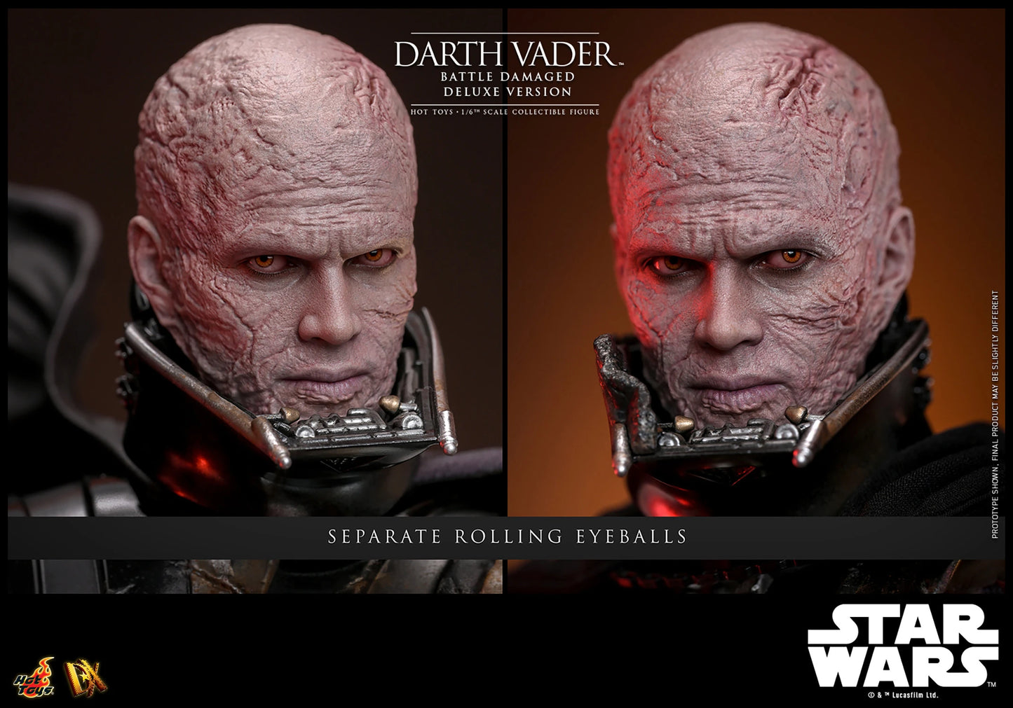 (Pre-Order) DARTH VADER™ (BATTLE DAMAGED) (DELUXE VERSION) Sixth Scale Figure by Hot Toys
