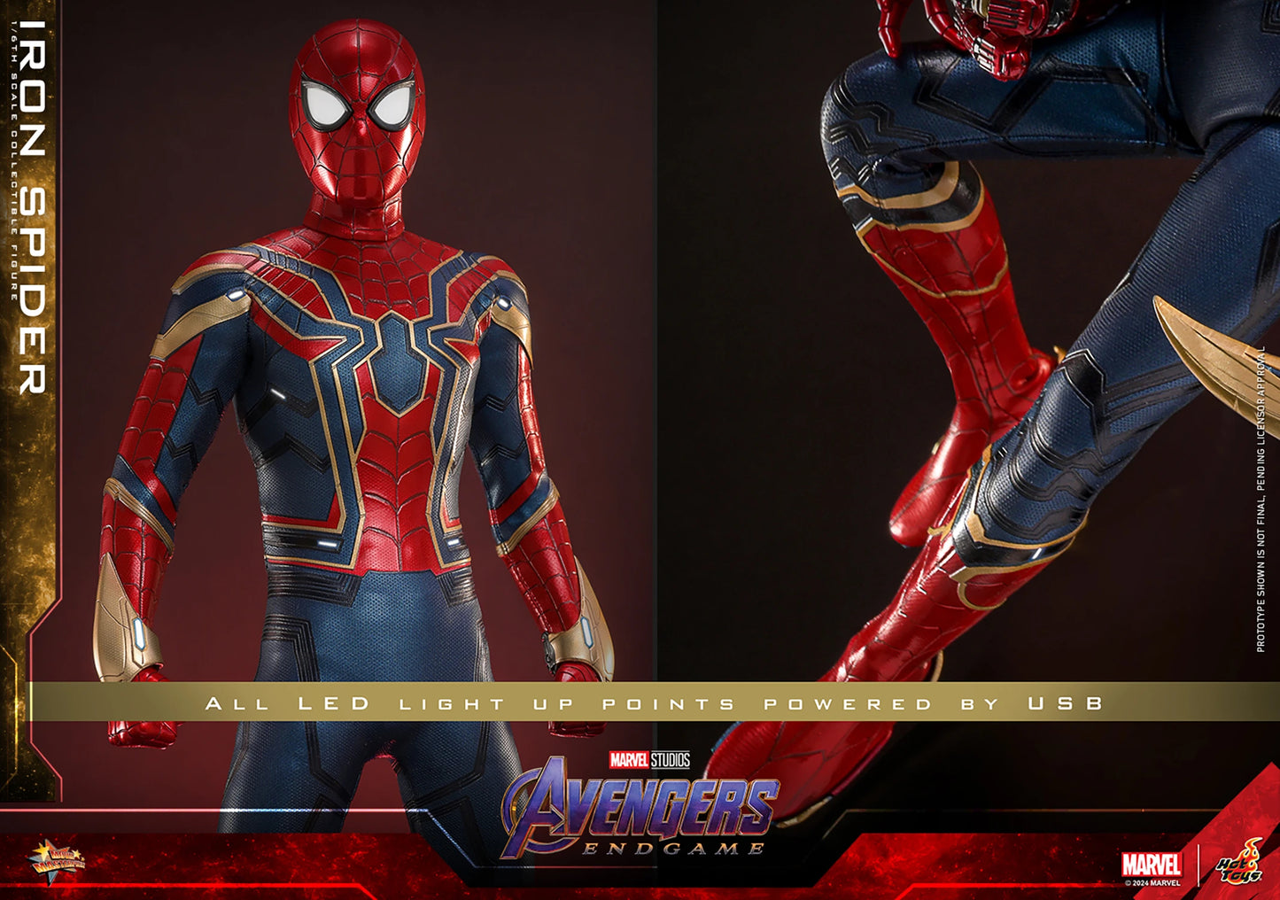 (Pre-Order) IRON SPIDER Sixth Scale Figure by Hot Toys