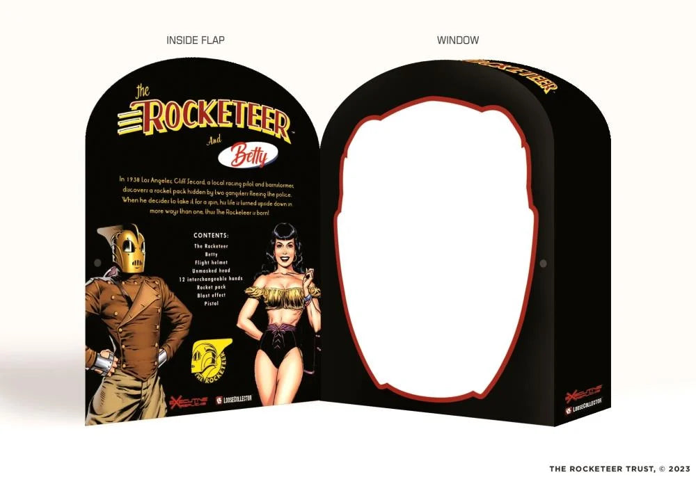 The Rocketeer & Betty Deluxe 1/12 Scale Figure Set