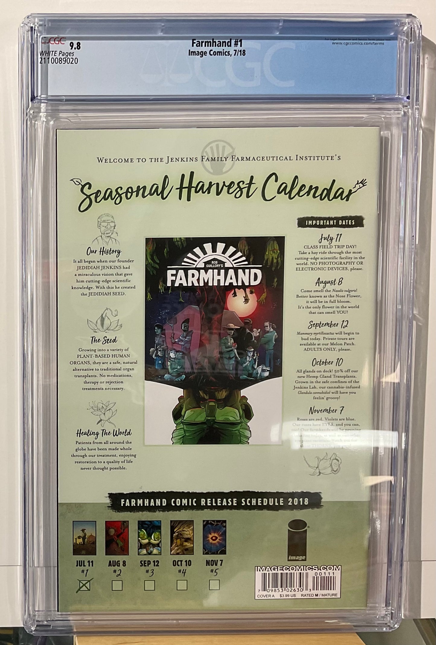 Farmhand (2018 Image) #1 CGC 9.8