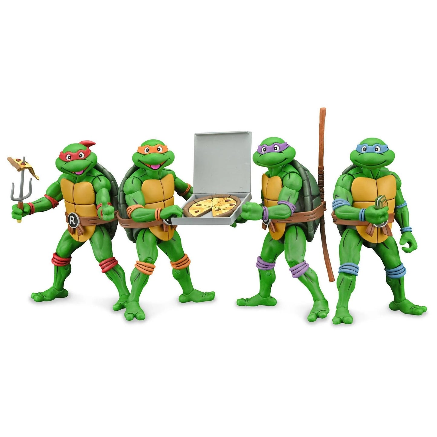 NECA TMNT Leonardo Donatello Raphael Michelangelo 4-Pack