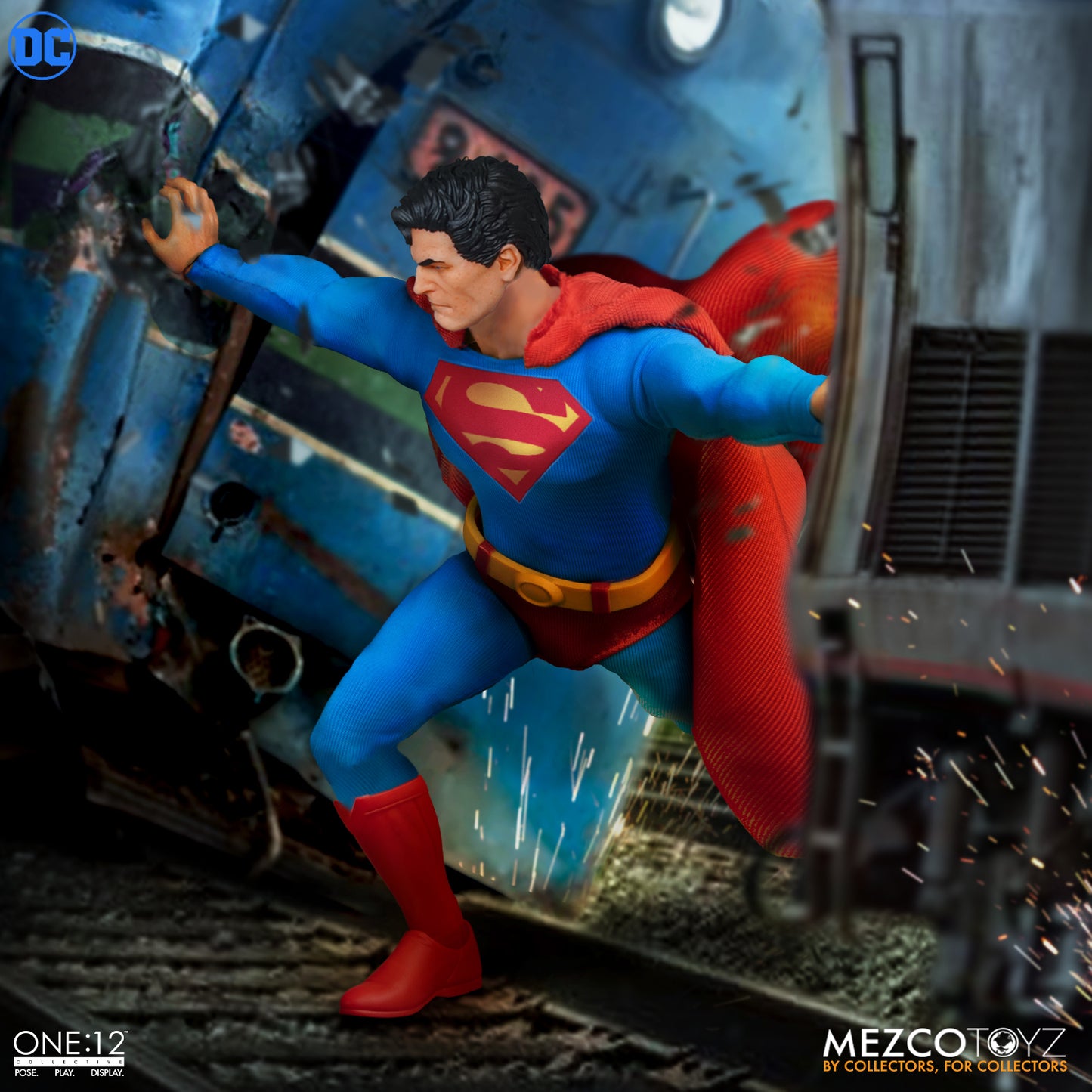 ONE-12 COLLECTIVE SUPERMAN MAN OF STEEL EDITION AF by MEZCO TOYS