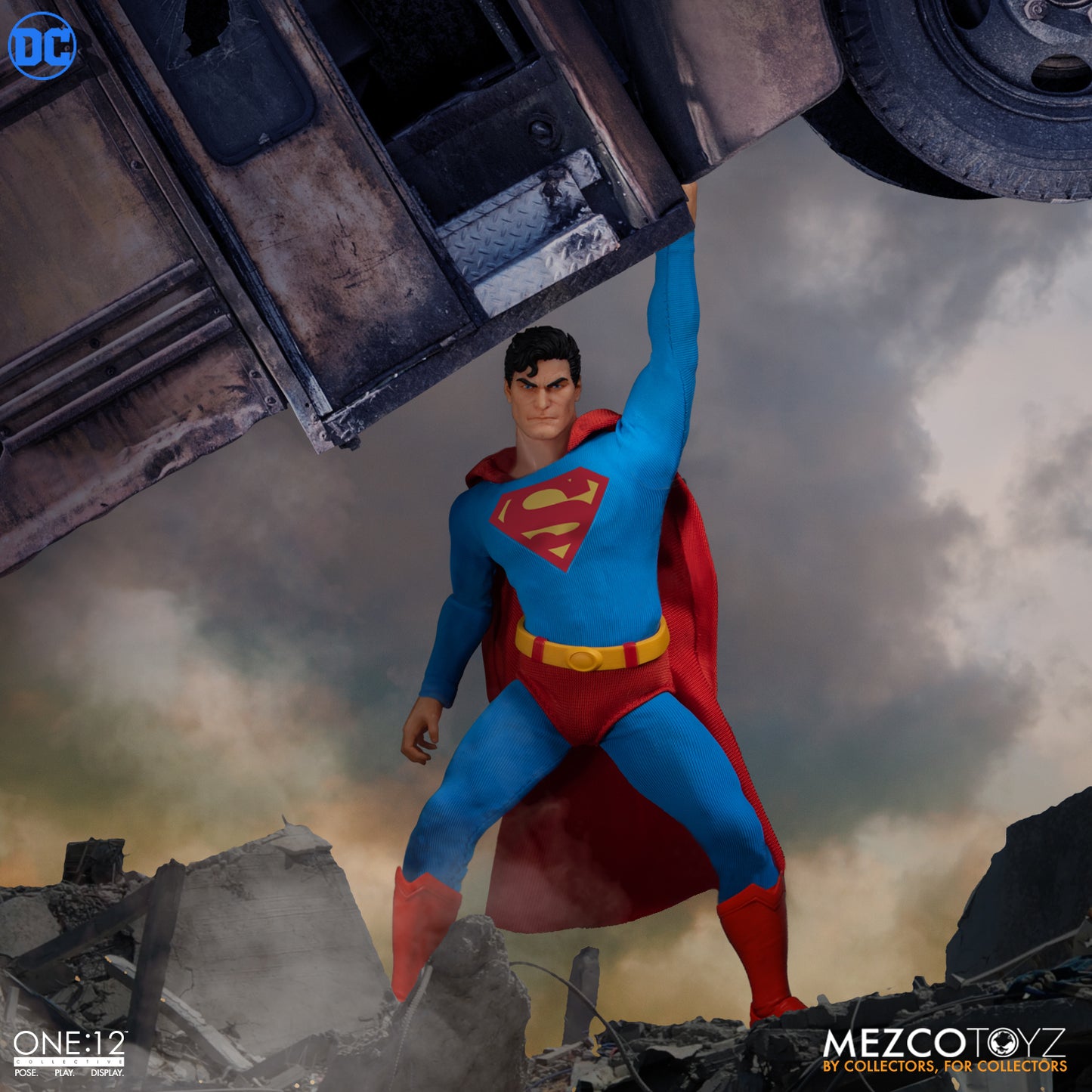 ONE-12 COLLECTIVE SUPERMAN MAN OF STEEL EDITION AF by MEZCO TOYS