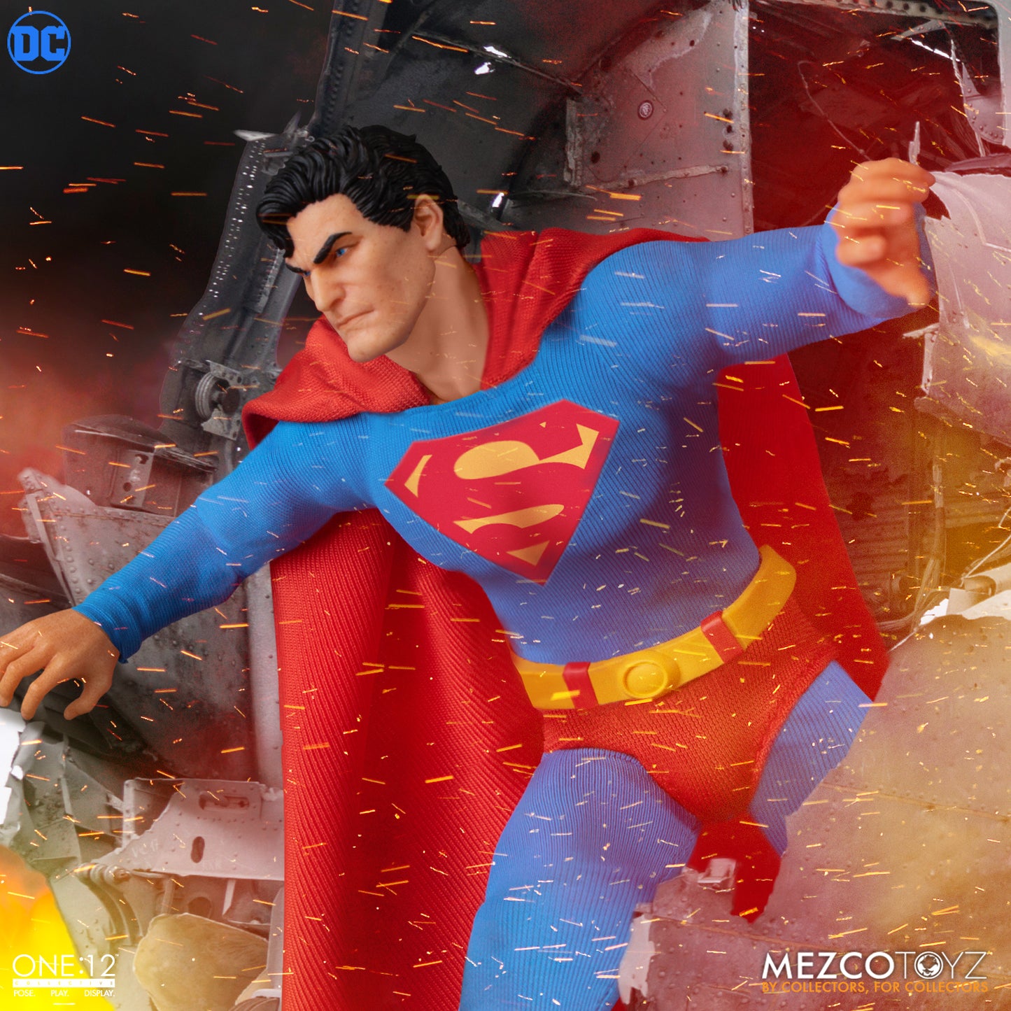 ONE-12 COLLECTIVE SUPERMAN MAN OF STEEL EDITION AF by MEZCO TOYS