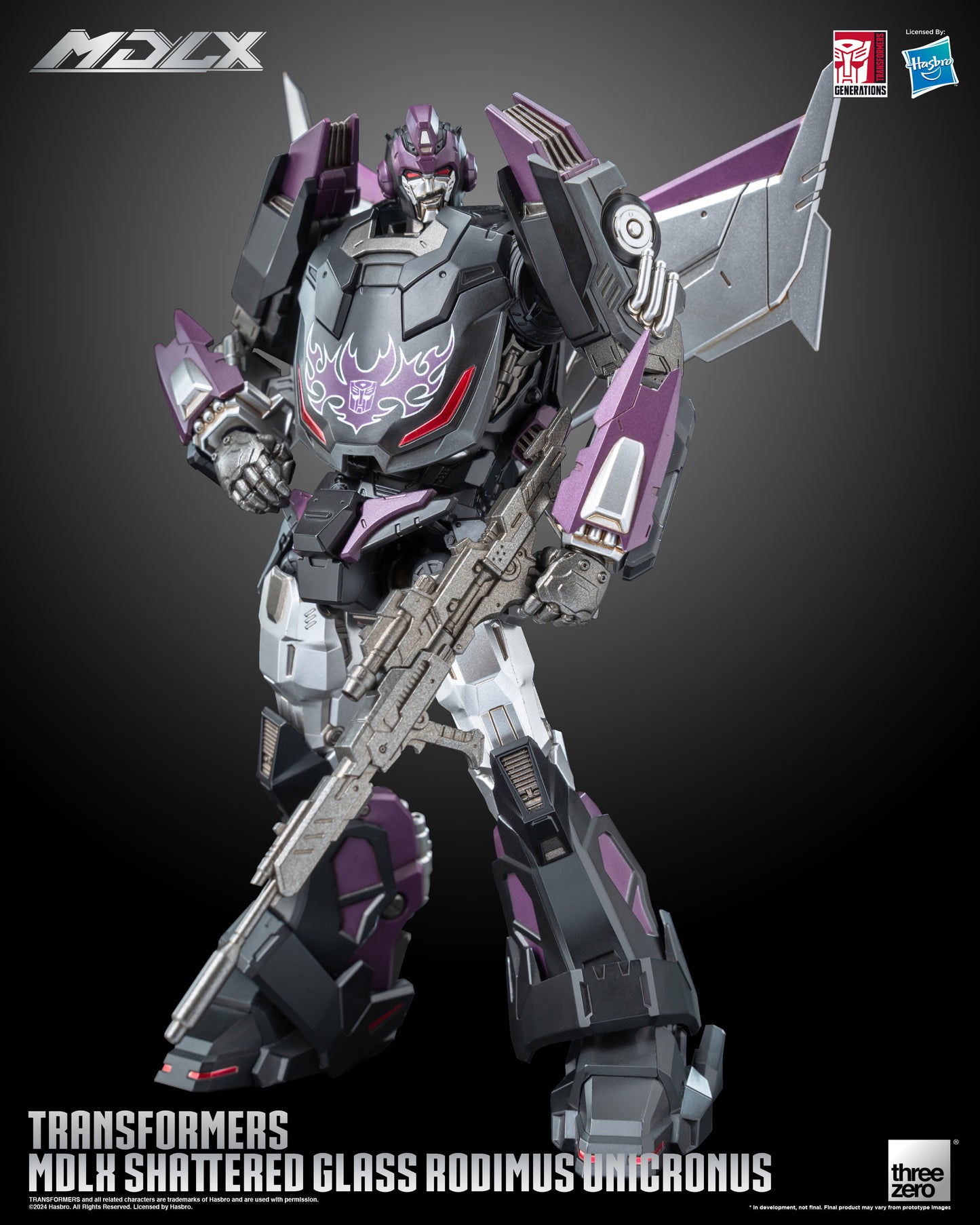 TRANSFORMERS MDLX SHATTERED GLASS RODIMUS UNICRONUS AF