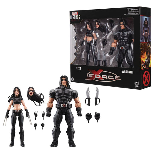(PRE-ORDER) MARVEL LEGENDS X-FORCE X-23 & WARPATH 6IN AF 2PK