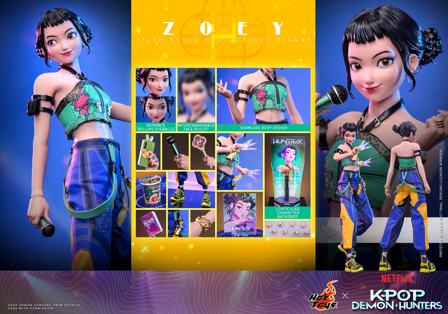 (Pre-Order) Zoey K-Pop Demon Hunters Hot Toy