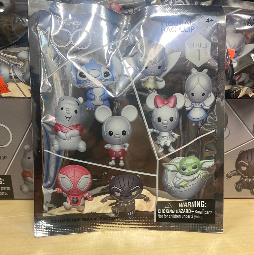 Disney 100Ann. Series 1 3D Foam Bag Clip