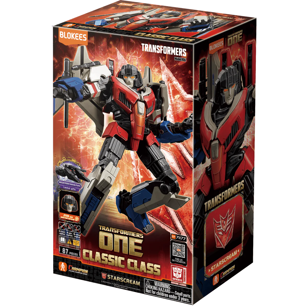 Blokees Transformers Classic Class 16 Transformers One Starscream