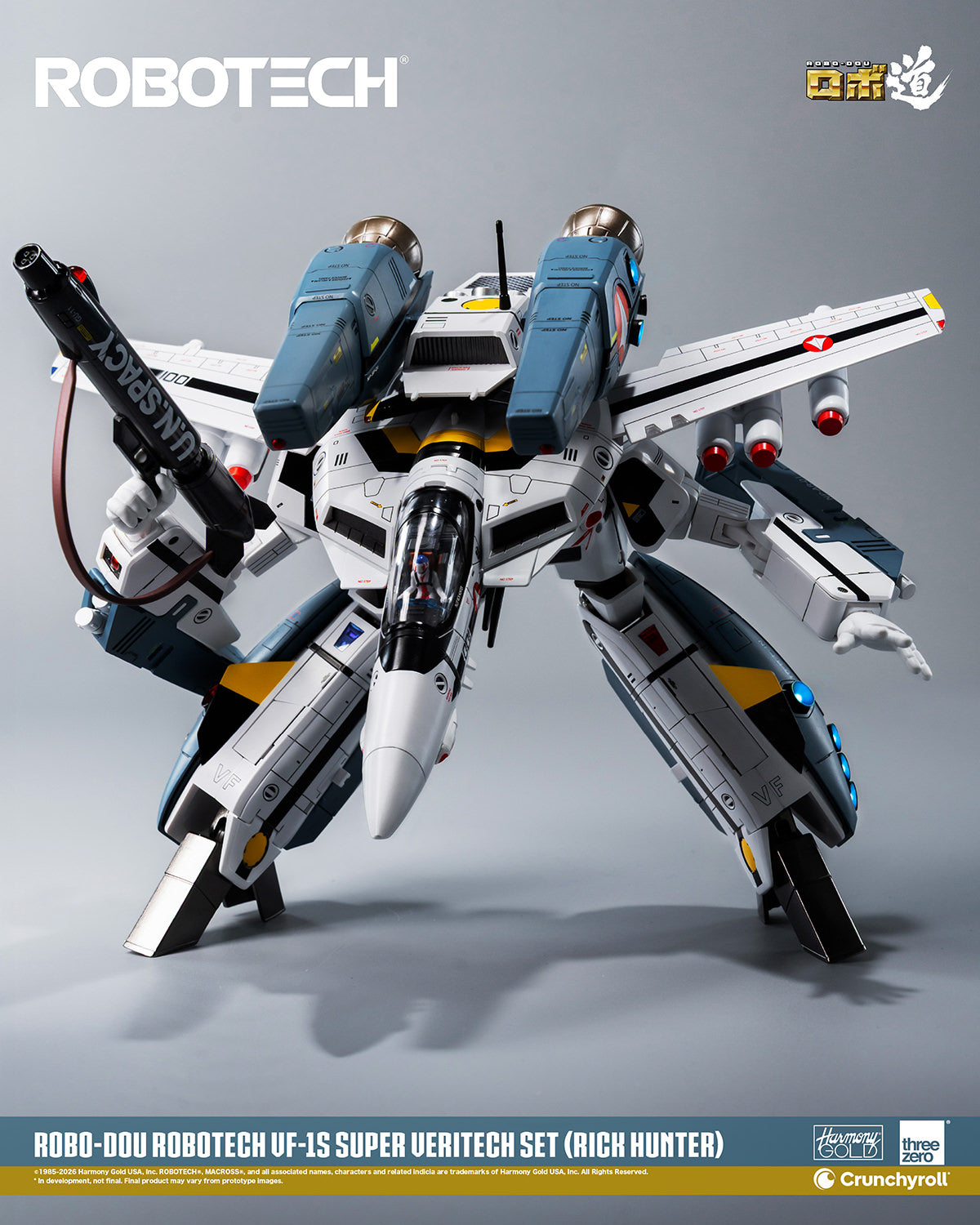 (Pre-Order) ROBO-DOU ROBOTECH VF‐1S Super Veritech Set (RICK HUNTER)