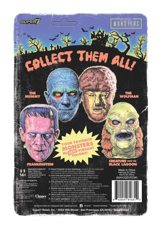 Universal Monsters ReAction Frankenstein (Costume Colors Ver.) Figure