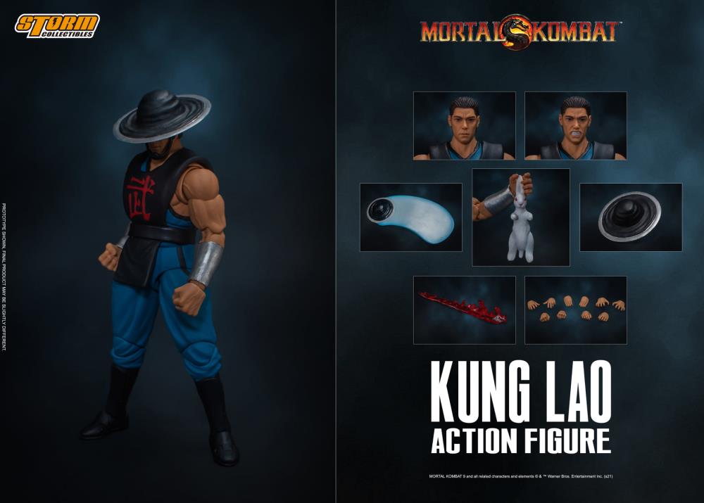 Mortal Kombat 2 VS Series Kung Lao 1/12 Scale Figure