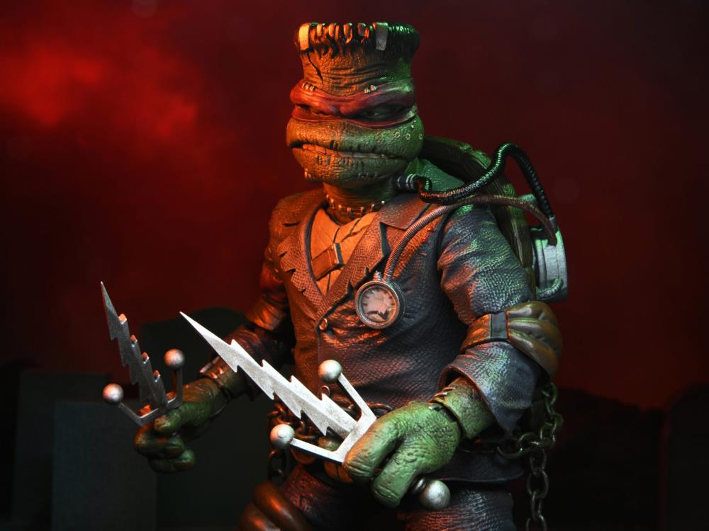 Universal Monsters x Teenage Mutant Ninja Turtles Ultimate Raphael as Frankenstein's Monster Action Figure