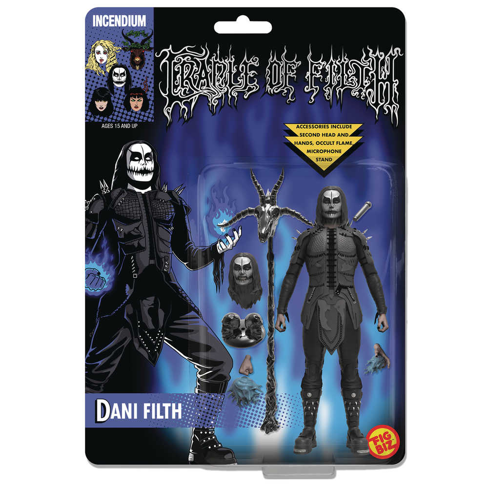 Figure Biz Cradle Of Filth Dani Filth 5in Action Figure