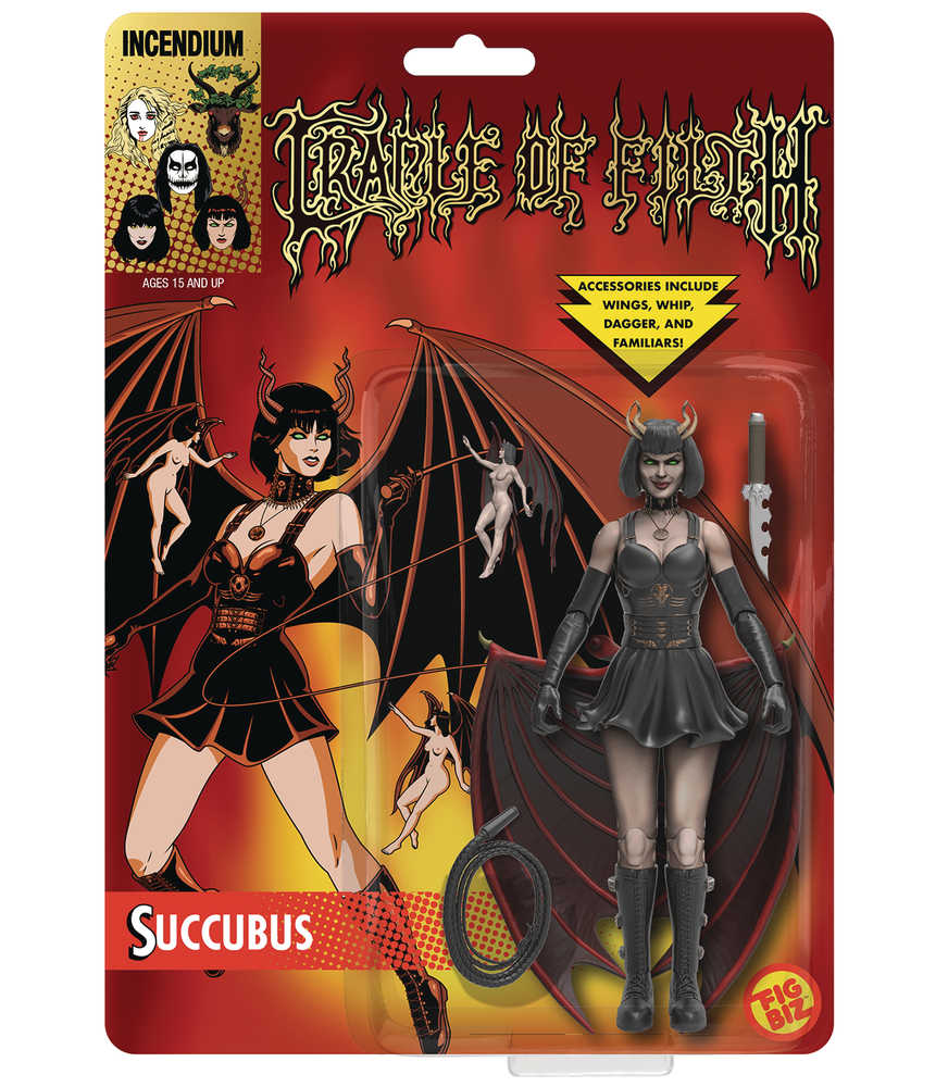 Figure Biz Cradle Of Filth Succubus 5in Action Figure