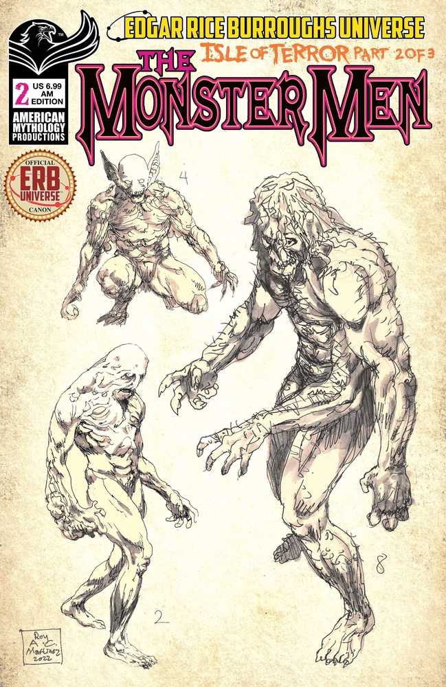 Monster Men Isle Of Terror #2 (Of 3) Cover C Am Exclusive Limited Edition